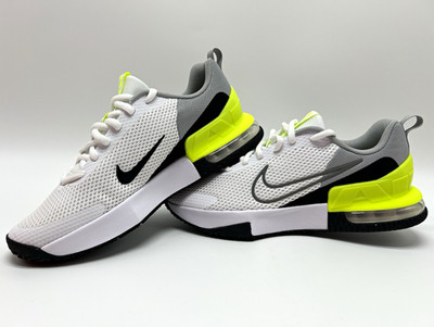 Nike Air Max Alpha Trainer 6 Herren Sneaker Trainingsschuhe Weiß/Grau/Neon 44,5