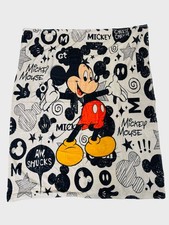 Disney Mickey Mouse Throw Soft Blanket Plush Fleece 50x40 Classic Cozy NWOT