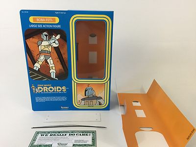 brandneue Custom Droiden 12'' Boba Fett Box + Inserts