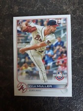 2022 Topps Rookie Kyle Muller RC Card# 71. rookie card picture