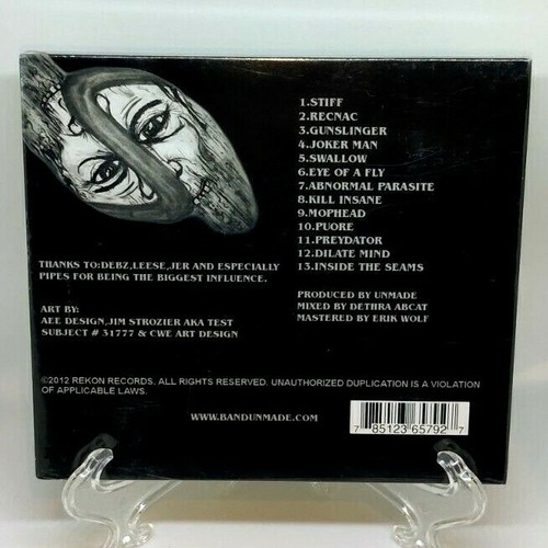 Abnormal Parasite by Unmade (CD, Jul-2012) - Picture 2 of 2
