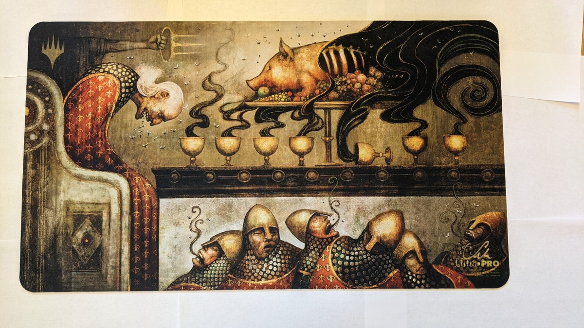Feast of Succession Seb McKinnon プレイマット FEAST OF SUCCESSION - Seb McKinnon signed playmat - Rare