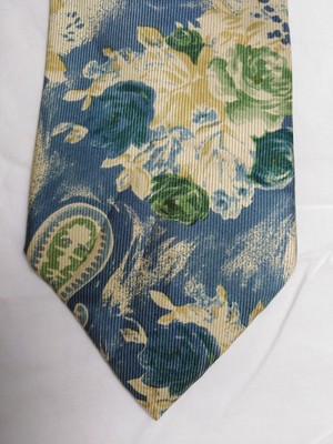 Cravate Hugo Boss – 100% Soie – Marron – Motif Géométrique – Fabriquée En Italie