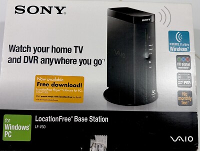 Sony LocationFree Base Station LF-V30  Windows PC Sony LF-V30, Vaio NEW SEALED!!