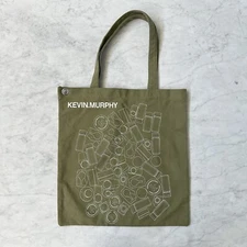 Kevin Murphy Army Green Canvas Tote Bag New Without Tag 
