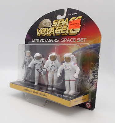 VTG NOS 1999 SPACE VOYAGERS Mini Voyager Space Set America's Space Heroes 