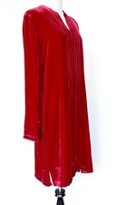 Sundance Enchantment Velvet Silk Mix Red Dress Retail $188 Price $92 NWT Size XS
