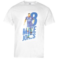 Oldham Athletic 8 Minke Jones T-shirt Mens Wht Football Soccer Top Tee Shirt Oldham Athletic 8 Minke Jones T-shirt Mens Wht Football Soccer Top Tee Shirt
