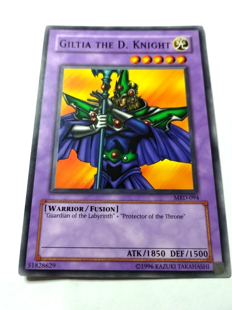 YuGiOh Giltia the D. Knight Metal Raiders MRD-094 Unlimited Com