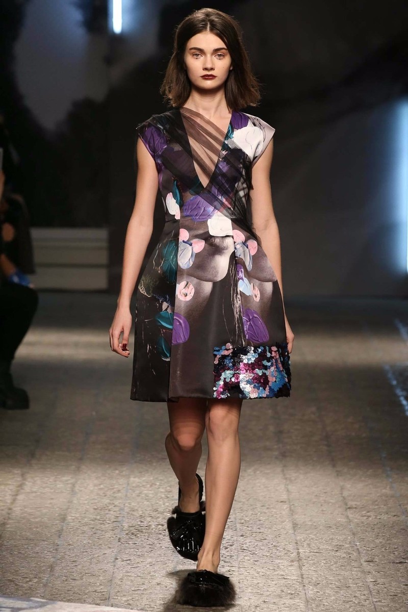 europe runway print dress Iris van Herpen and Materialise in the Wired Pop-Up Store 2012