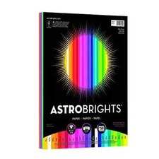 Astrobrights Color Paper, 8.5 x 11 , 24 lb/89 gsm,"Spectrum" 25-Color Assort...