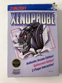 Xenophobe Nintendo NES 1988 Video Game Cib Complete Original W/ Manual+ Working!