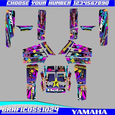 Yamaha Banshee 350 Full Graphics Kit Aufkleber Decals ATV  