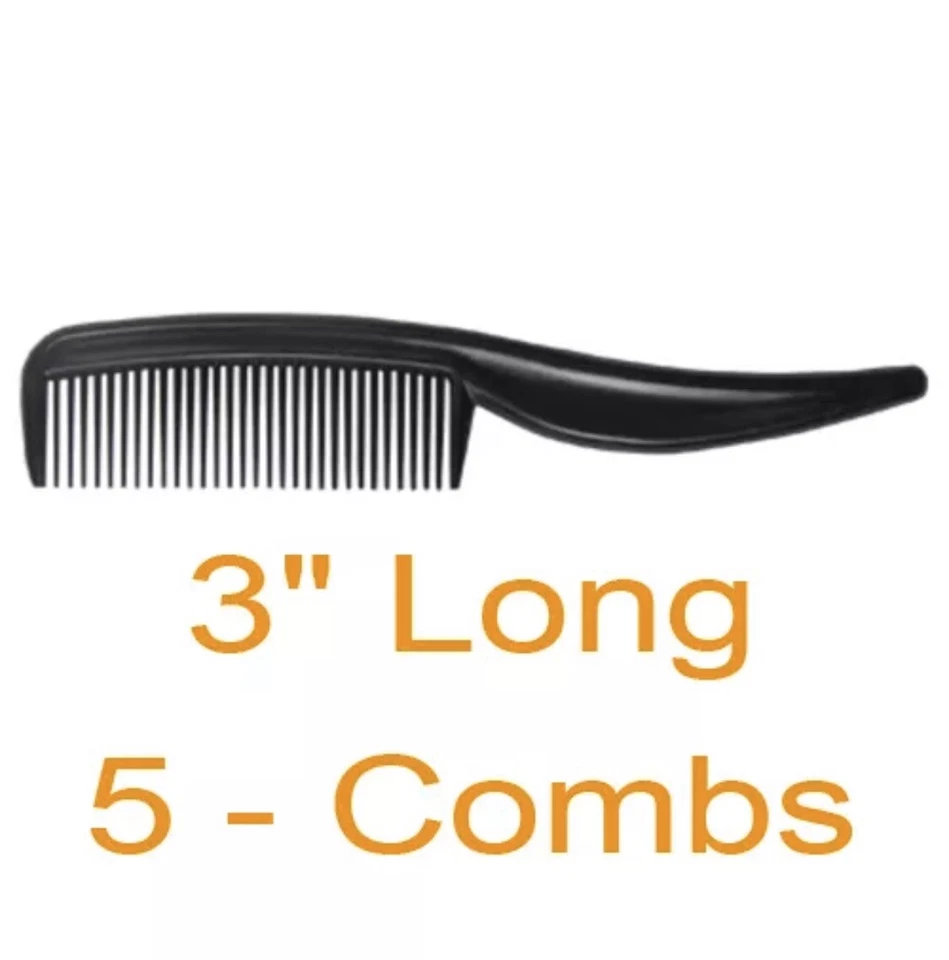 Scalpmaster #SC-9023 Mustache Eyebrow tiny Comb 3" Long 4/8" & Scissors Shears - Image 4 of 4