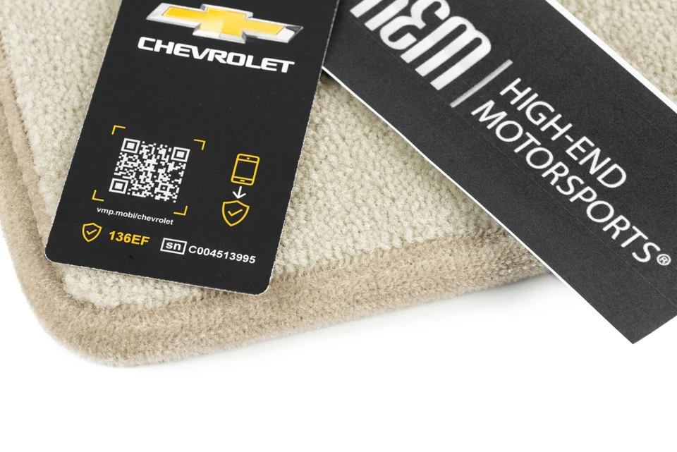 Late 2007-2013 Chevrolet Corvette C6 Floor Mats Cashmere Premium 32oz Up-Grade - Imagem 4 de 4