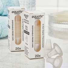 40 New Equate/Braun Disposable Probe Caps for In Ear Digital Thermometers