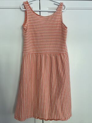 old navy orange and white striped dress NWOT Old Navy Orange & White Striped Maxi Dress XS