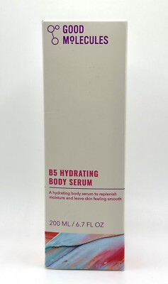 Good Molecules B5 Hydrating Body Serum 200ml/6.7oz New Unopened BNIB