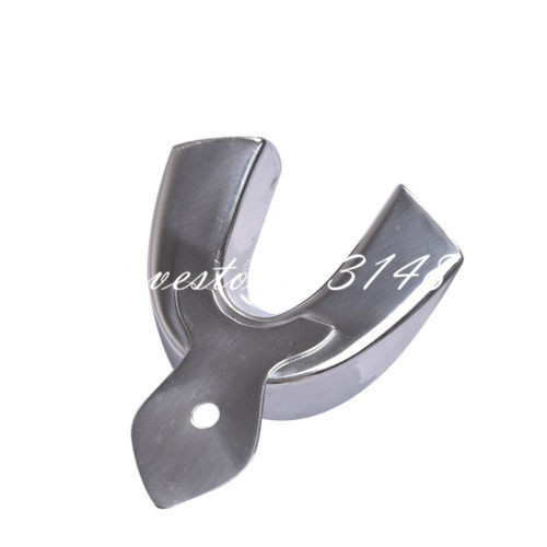 dental Stainless steel edentulous dental trays, perforated impression trays, impression trays, non-occlusal trays 4 sizes - 66