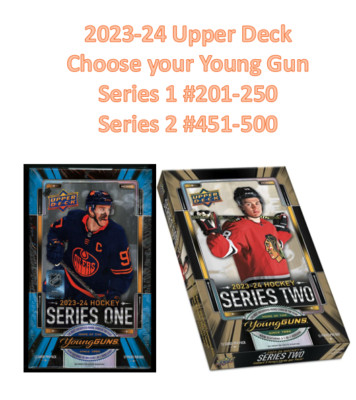 2023-24 Upper Deck Series 1 & 2 | Choose any Young Guns Rookies - Pack fresh NM