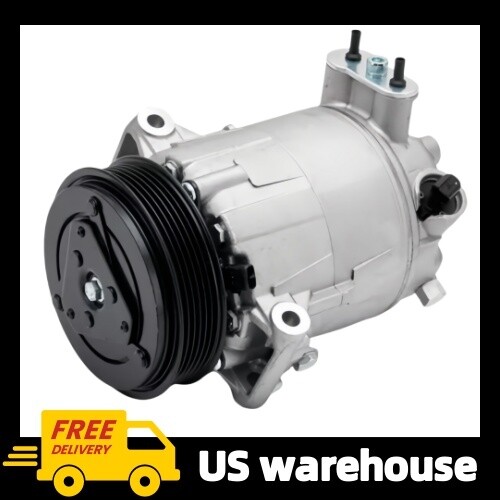 AC A/C Compressor w/ 6-Groove for Maserati Ghibli 2014 2015-2019 V6 3.0L PAG 46