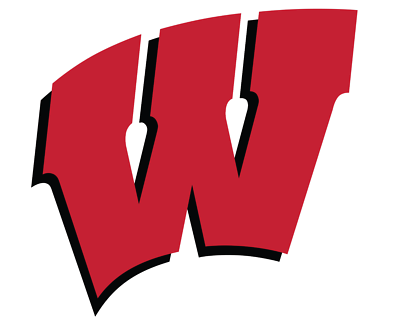 #ad Wisconsin Badgers Logo Die Cut Laminated Vinyl Sticker Decal $17.99