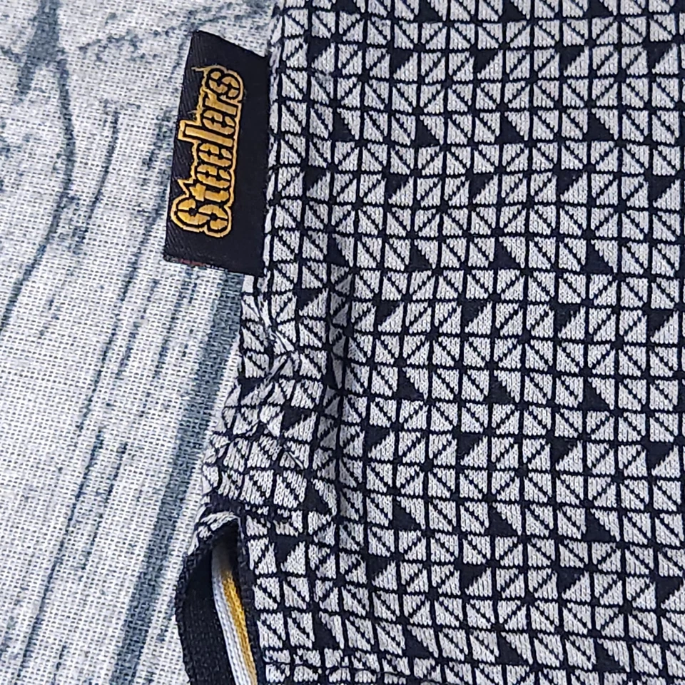 Camisa polo masculina Pittsburgh Steelers XL Reebok NFL preta NFL TEAM APPAREL EUC - Imagem 4 de 4