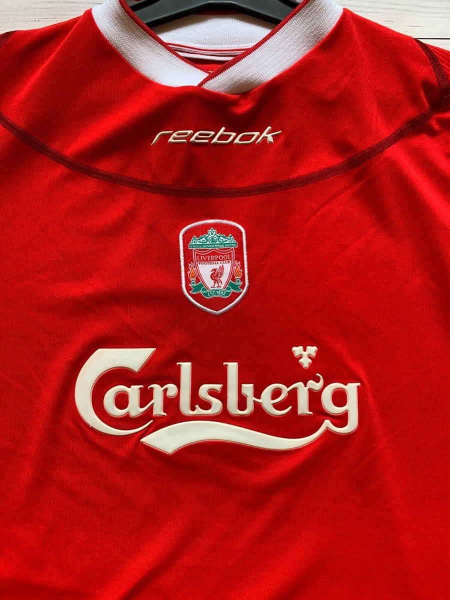 Reebok Liverpool 2002-2004ホーム　リバプール Liverpool 2002 - 2004 Home football shirt jersey Reebok size