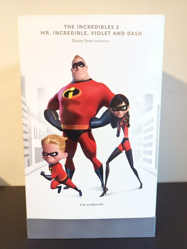 Incredibles 2 Disney Store Exclusive Dash Violet Mr Incredible Figur NEU - Bild 5 von 13