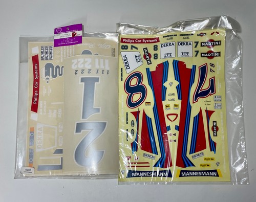 TAMIYA 50734 1/10 MARTINI ALFA ROMEO 155 V6 TI Body Parts Set w/ex accessory - Picture 10 of 12