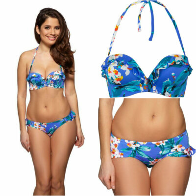 Passendes Bikiniunterteil Gossard Blütenmuster Bandeau (N63)