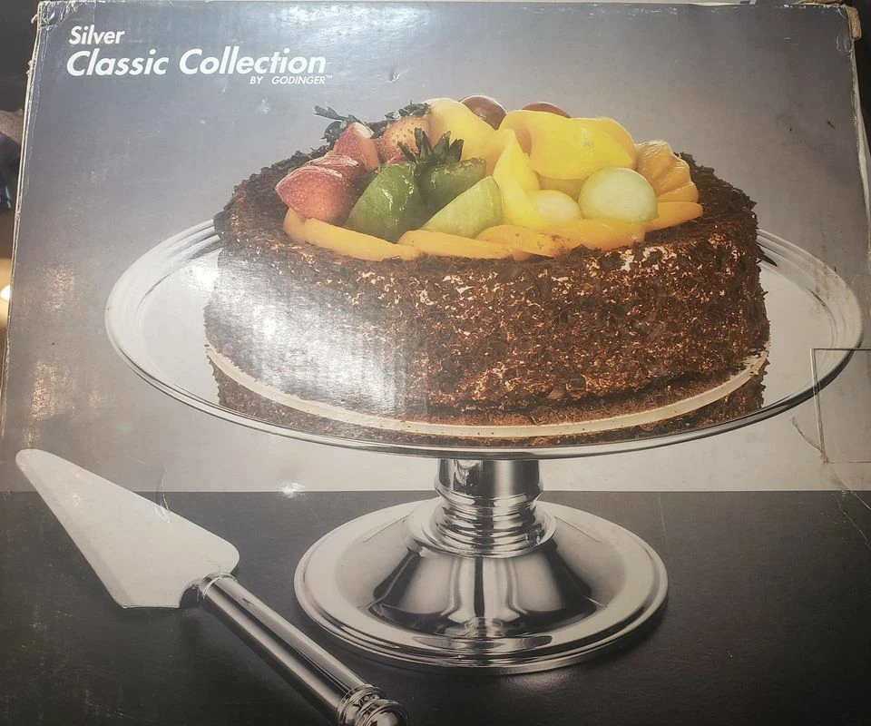 Silver plated cake hot sale stand