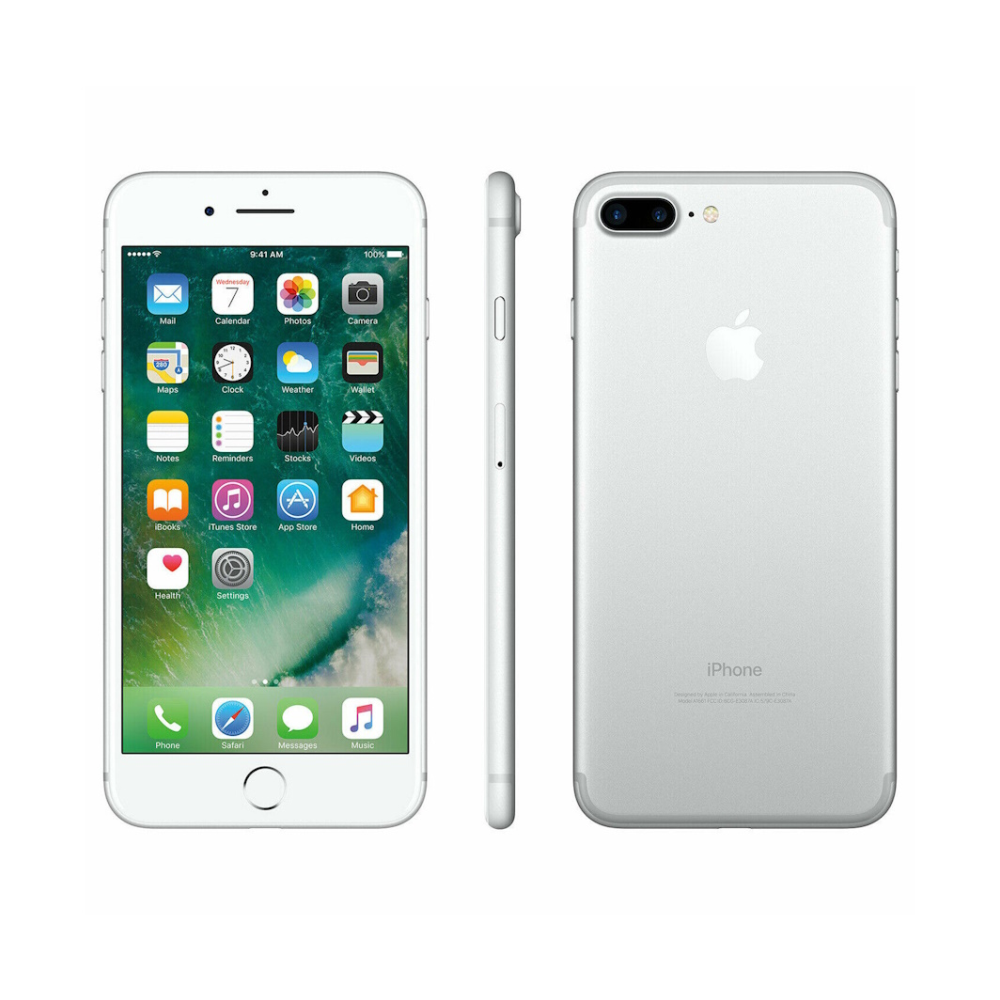 Apple iPhone 7 Plus -32GB 128GB- Silver Unlocked Att Tmobile Apple iPhone 7 Plus -32GB 128GB- Silver Unlocked Att Tmobile