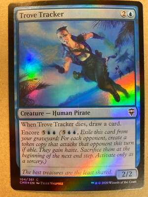 best mtg card collection tracker MTG 1x FOIL Trove Tracker Commander Legends Pauper Magic the Gathering x1  NM