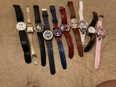 ADVERTISING WRISTWATCH MIXED LOT KIDS AND ADULT WATCHES | eBay display picture 2