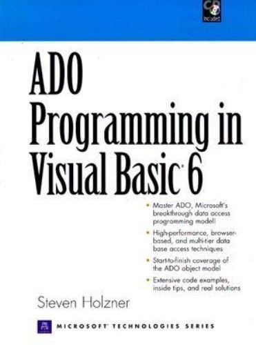 Microsoft Technology Ser.: ADO Programming in Visual Basics by Steven ...