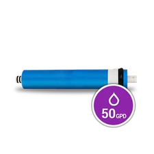 50 GPD Max Water Membrane Reverse Osmosis Universal Replacement RO Water Filter 
