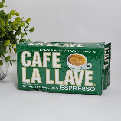 Cafe La Llave Espresso Coffee 10 oz each - LOT of 20 Pack