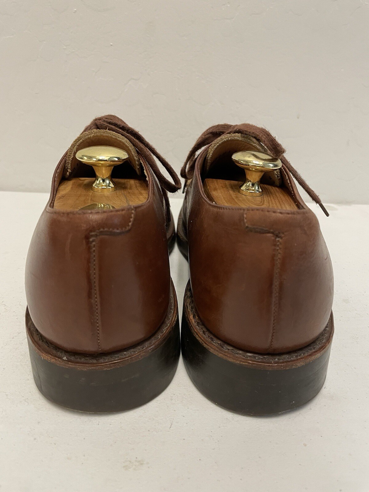 SAOLA Polo Ralph Lauren Good Year saldata derby bicolore marrone e marrone taglia 9 D