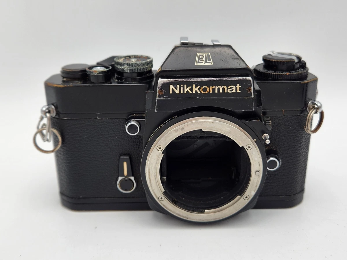 Nikon Nikkormat EL 35mm – Boîtier Argentique – État Usé