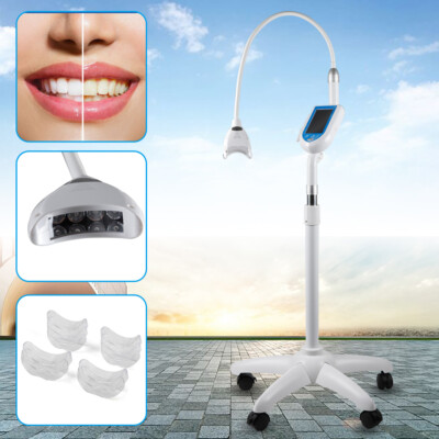 Mobile Dental Teeth Whitening Machine Cold LED Light Lamp Bleach Accelerator FDA