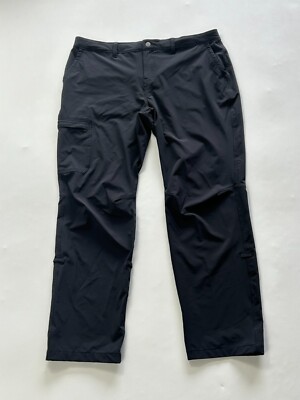 REI Co-op Hiking Pant Men's 16 Black UV Protected Stretch Regular