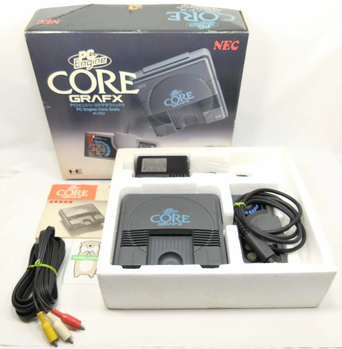 PC Engine Core Grafx PI-TG3 Console w/Box Tested NTSC-J NEC 0206A 