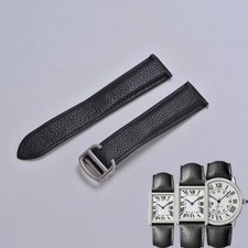 Watch Band For Cartier TANk SOLO Men Lady Deployant Clasp Strap Watch Accessorie