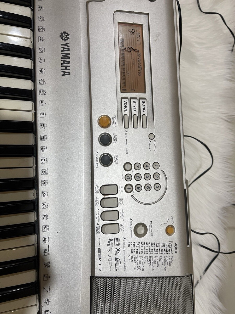 Yamaha PSR E303-Powers On,Works Great. Tested Works*Nice Clean