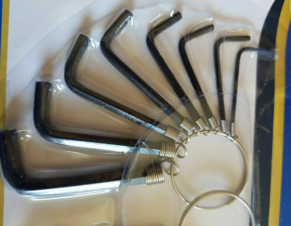 16 Pcs Allen Key Set Wrench Metric AF Bits Hand Tools 2 set Hex 1.5 to 6.0 Ring - Image 3 of 4