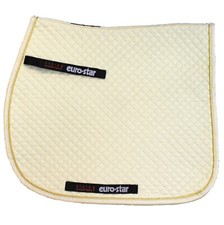 Euro-Star Schabracke, creme, Satteldecke, Pony Dressur Schabracke, Saddle Pad