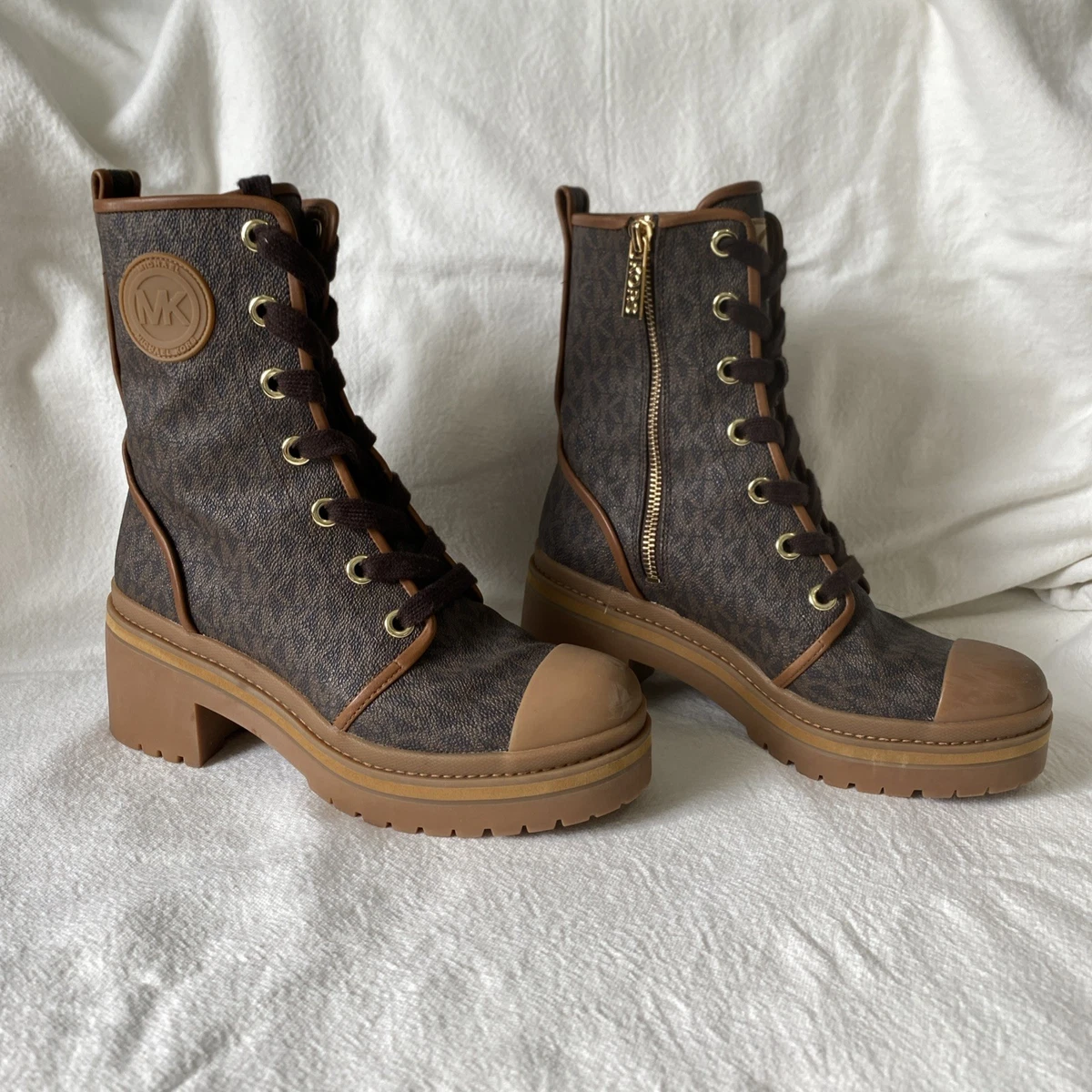 25+ Michael Kors Brown Combat Boots for Women for sale | Updated