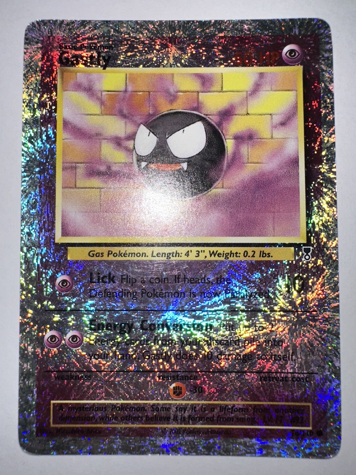Pokemon LEGENDARY COLLECTION - #76/110 Gastly - Reverse Holo - ENG - 