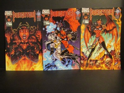 Purgatori Monthly 1-7 run/lot 1998 Chaos! Comics Brian Pulido